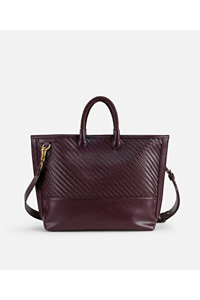 İpekyol Intrecciato tote çanta