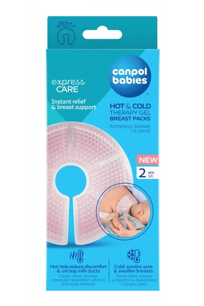 Canpol babies Canpol 78/023 breast gel compresses, hot or cold therapy, 2 pieces