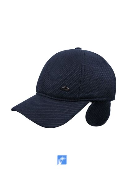Kardelen Butik Denizli 70% Cotton 30% Acrylic, Ear Flap, Soft Fleece Lined, Adjustable Buckle Hat
