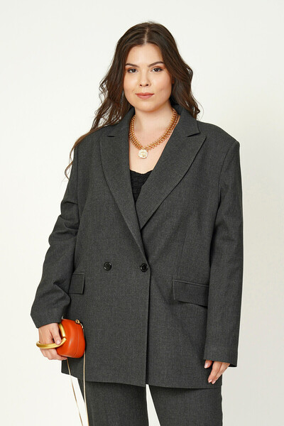 Büyük Moda Thick Blazer Jacket