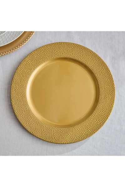 Home Box Naz Hammered Charger Plate - 33 cm