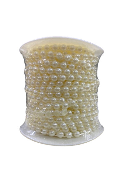 EleganTShoP Последователни пластмасови мъниста с половин отвор 6 мм 9 метра A...