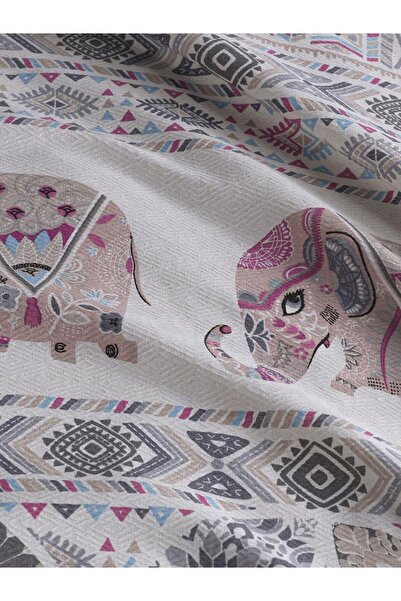 MODALİN Single Printed Pique Seat Cover Breeze 180X230 cm