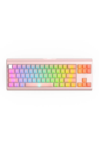 Havit Gaming Mechanical RGB Keyboard KB896L, 1.2 m, pink