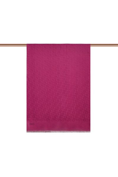 ipekevi Four Seasons Cherry Ie Monogram Shawl