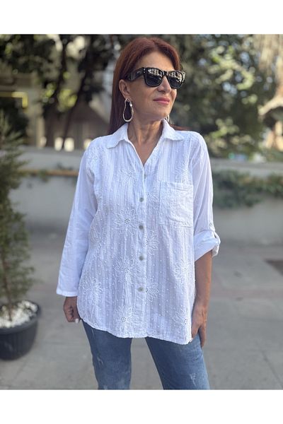 DenizEge Italian Brode Collar Shirt