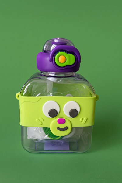 NazliHome Children's Water Bottle with Cute Animal Figures – 500 ml Bpa-Free ...
