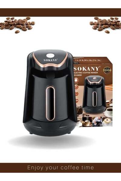 Generic sokany Turkish Coffee Maker,4 Cups,250ml,600W Electric Coffee Pot,Coffee Making Machine,SK-04008
