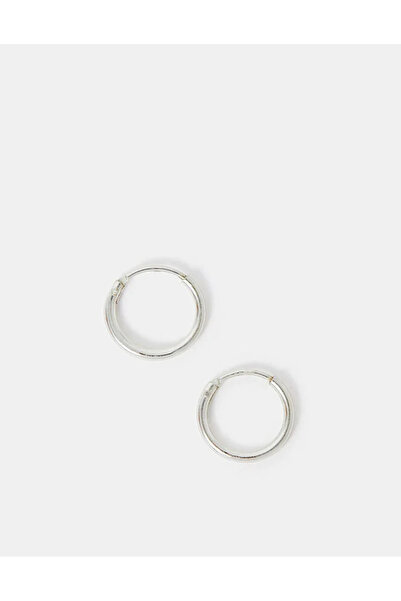 Accessorize ST SIMPLE HUGGIE HOOPS St Silver