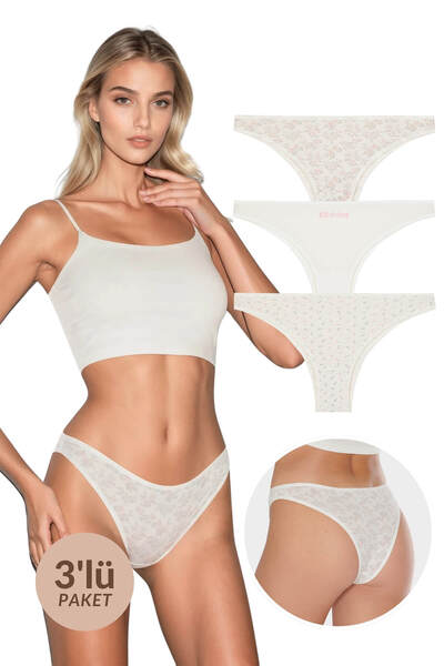 Berrak 11843 Kadın 3lü Brazilian Külot