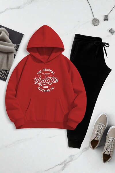 uyguntarz Unisex Vintage Tracksuit Set