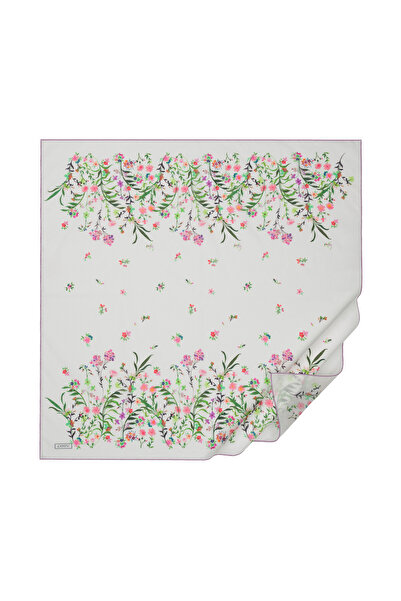 ipekevi Білосніжний бавовняний шарф 1331