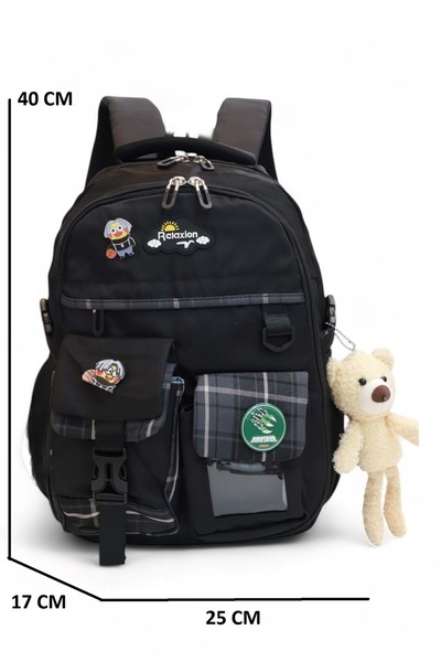 Relaxion 2174-1450 İthal Kore Tarzı Unisex Çocuk İlkokul Sırt Çantası