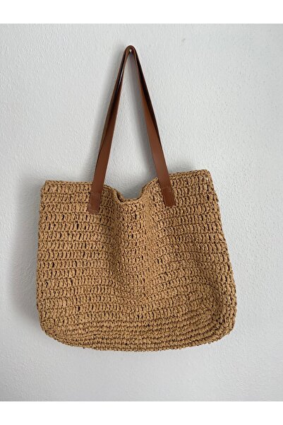 shop Straw Hand Knitted Bag
