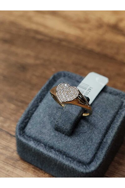 Berr Diamond 14 AYAR ALTIN ZİRKON TAŞLI KALP YÜZÜK