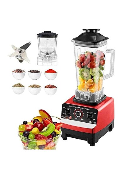 Generic SILVER CREST Silver Crest Blender for Vegetable, Fruits, Spices With 2 Jars Multicolour 7000w Heavy