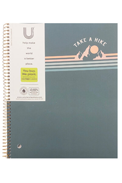 U style "Spiral Notebook, College Ruled, 80 Sheets – Assorted Designs & Colors for Every Style"
