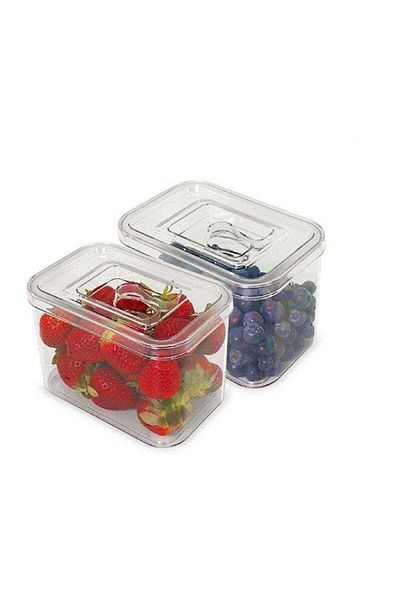 Generic DANUBE HOME Proo Covered Fridge Storage Polyethylene Terephthalate Re-Usable Food Storage Container