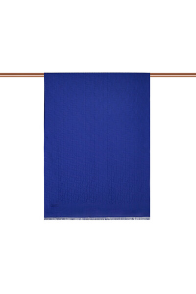 ipekevi Four Seasons Saks Blue Ie Monogram Shawl