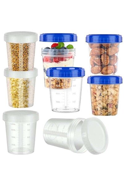 Generic Food Storage Containers with Lids, 120ml, 8 Pack, Reusable Plastic Sa...