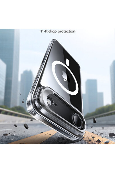 ESR Husa iPhone 17 Air Classic Hybrid HaloLock Kickstand, transparenta