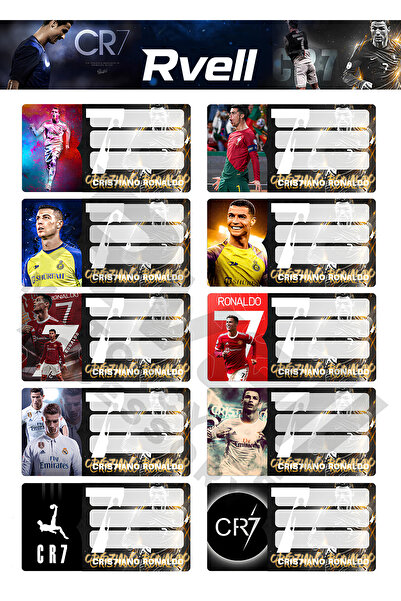 MKARAKAN ETICHETĂ NAMNITĂ RVELL MODEL RONALDO 20 BUC 017