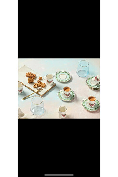 Porland Mirroring 2 Kişilik Kahve Takımı 85cc