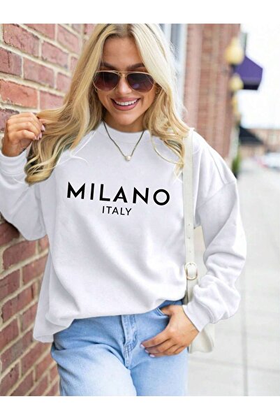 trendypassion Milano Printed Oversize Sweatshirt