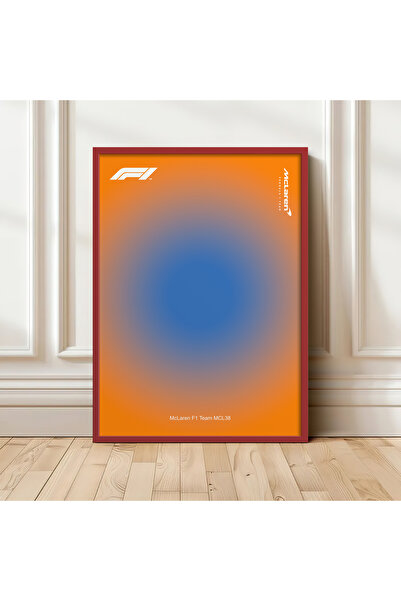 HOMEPACK AHŞAP ÇERÇEVELİ FORMULA1 TABLO ÇERÇEVELİ POSTER SANATSAL DUVAR DEKORU TK/1556
