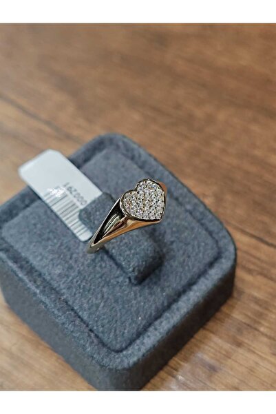 Berr Diamond 14 AYAR ALTIN ZİRKON TAŞLI KALP YÜZÜK