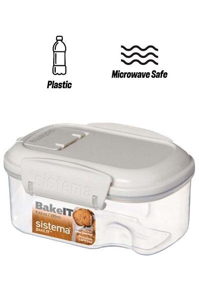 Generic sistema Sistema Bake It Mini Bakery 285ML, is stackable and perfect for storing smaller baking ingr