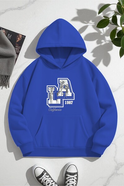 uyguntarz La California Printed Oversize Sweatshirt