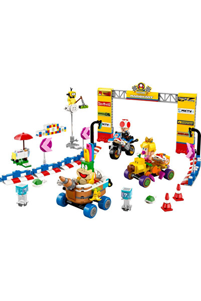 NEWBRENDHOME ألعاب تعليمية تفاعلية سوبر ماريو: لعبة سباق ماريو كارت بيبي بيتش...