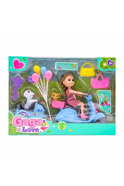 Gülce Design لعبة الفتاة غاغا لوف أنيمالز موتور إكسترول، لعبة موتور زرقاء للأ...