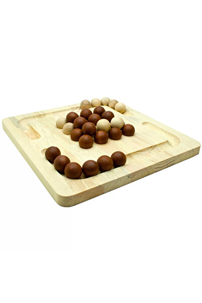 NEWBRENDHOME ألعاب تعليمية توضيحية، لعبة ذكاء خشبية على شكل هرم من وود هيل، ل...