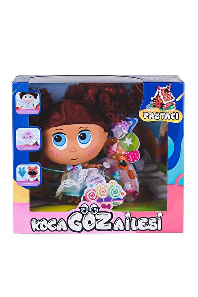 NEWBRENDHOME Tutorial Educational Toys Bld328 Big Eye Family Pastry Chef Girl -Birliktoys Girl Boy Children's Toy