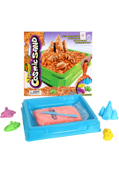 Gülce Design لعبة للفتيات، لعبة للأولاد، رمل اللعب الكوني مع حوض، 500 جرام. أ...