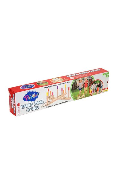 paraply 352-Ony Wooden Ring Tosses Game in Box Girls Children Boys Toy Educat...