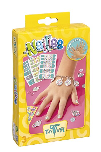 SPOR35 Kız Erkek Çocuk Oyuncak Tırnak Ve Zincir Tasarım Tasarım Seti Kız Erke...