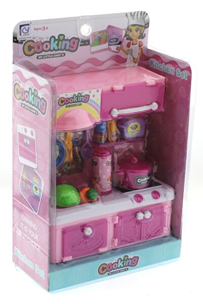 SPOR35 Çocuk Bebek Oyuncakları Aksesuarlı Mini Mutfak Seti Kız Erkek Çocuk Oy...