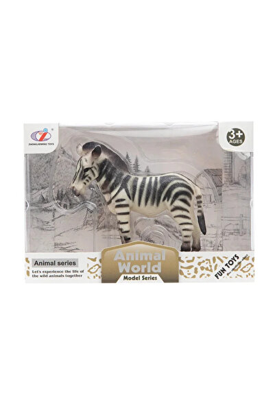 NEWBRENDHOME Tutorial Educational Toys Boxed Model Figure Animal Zebra Girls Boys Kids Toy