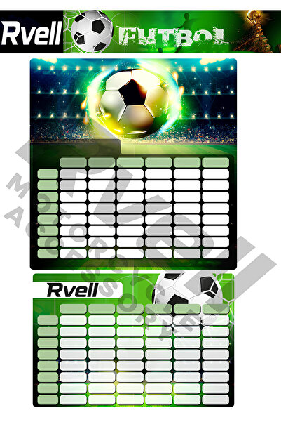 MKARAKAN RVELL DERS PLANIFICARE STICKER FOTBAL 1 BUC 005
