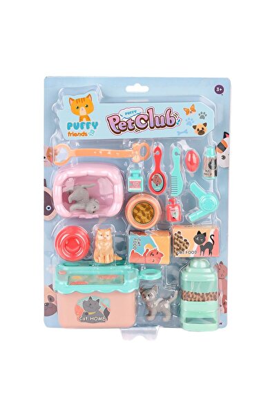 OMZ لعبة الفتاة 4374 مجموعة ألعاب العناية بالقطط - لعبة صنمان للأولاد ألعاب تعليمية