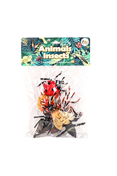 NEWBRENDHOME ألعاب تعليمية توضيحية A8273-714K-4 مجموعة حشرات مكونة من 6 قطع -...