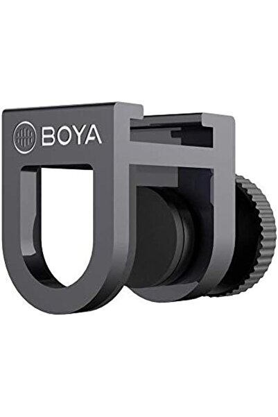 BOYA حامل تثبيت BY-C12 للهواتف الذكية والأجهزة اللوحية، مصنوع من الألومنيوم