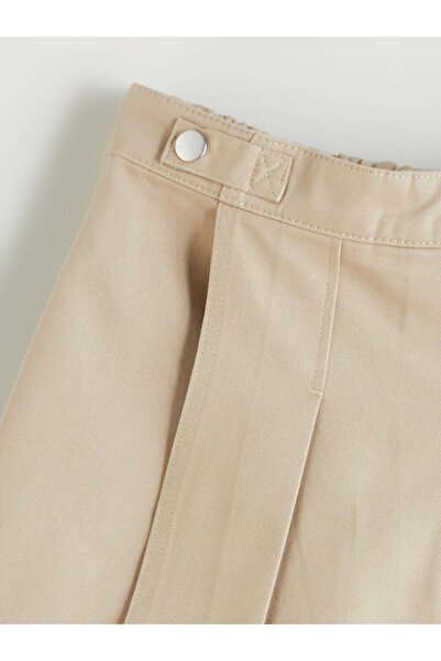 LC Waikiki Basic Gabardin Kız Çocuk Şort Etek