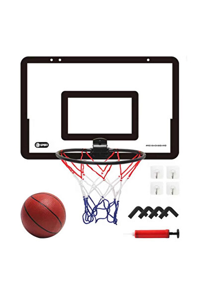 NEWBRENDHOME Öğretici Eğitici Oyuncaklar Basket Potası ve Top Seti 22cm Kız E...