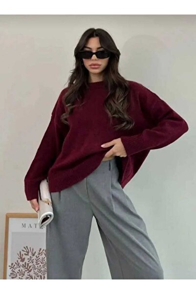 zezecollectıon Trend supradimensionat tricotaje guler rotund