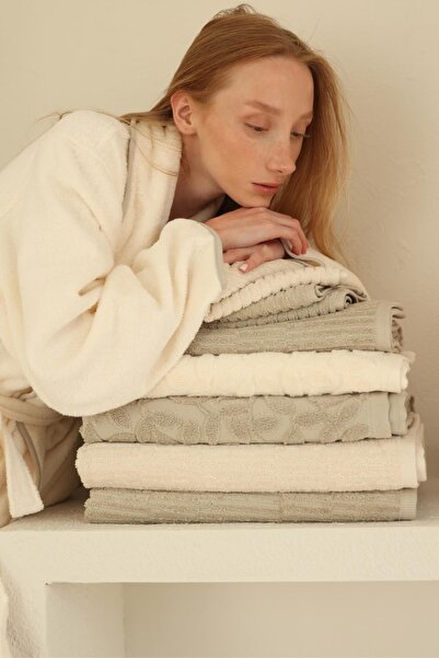 İrya Earth Великий банний рушник 90x150 см Бежевий