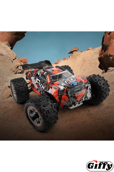 giffy Oyuncak 2.4 GhZ Uzaktan Kumandalı 60 Km Hız Yapan Araba 4x4 LED Işıklı Full Fonksiyon Offroad